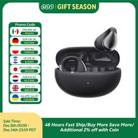 QCY Crossky C30 Ear Clip Earphones Bluetooth 5.4 Wireless Open Ear Sports TWS Earbuds Dual-Connection Headphones