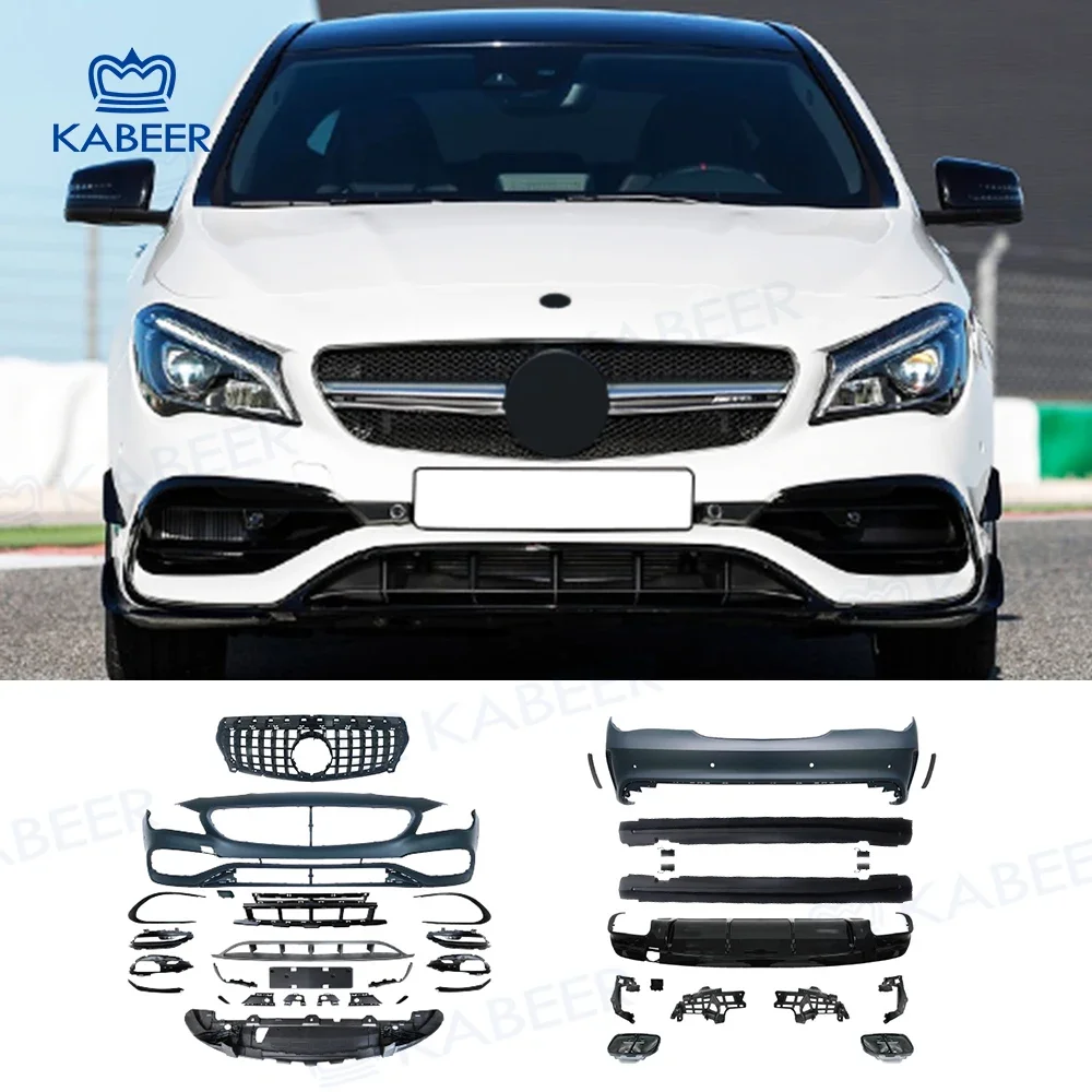 

2025 STLF SCBLW117 Upgrade Body Kit for Benz GLA 2013-2019 Modify to 45 Style Mercedes Car Bumpers