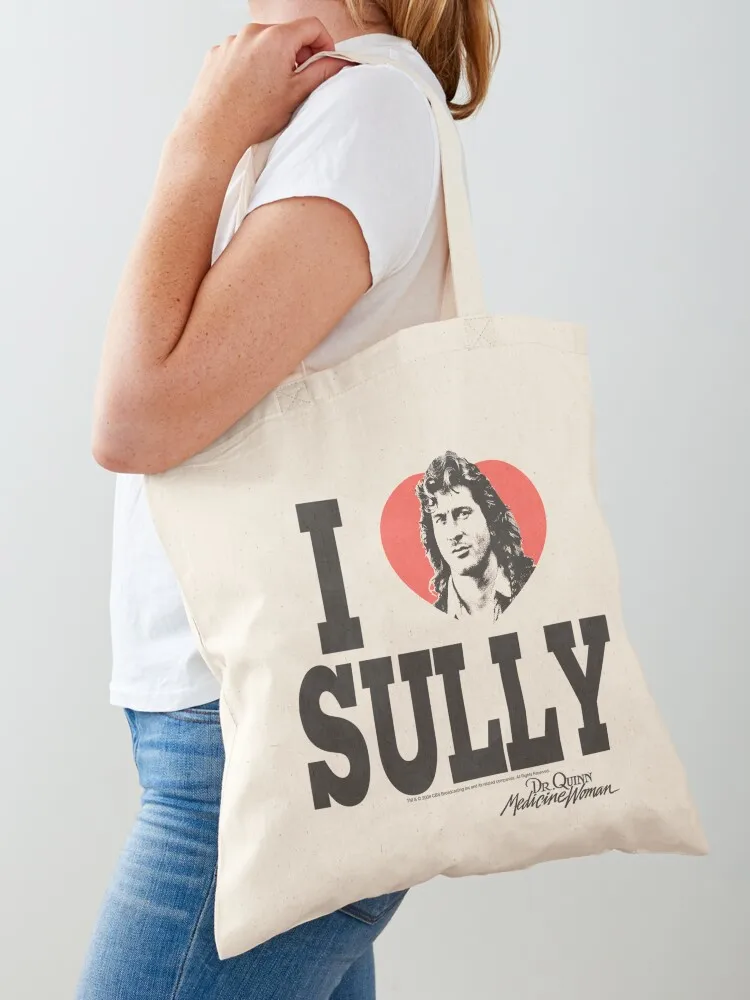

CBS228_Dr. Quinn, Medicine Woman I Heart Sully Tote Bag bag luxury women Lady bag tote bags cloth bags free delivery bags