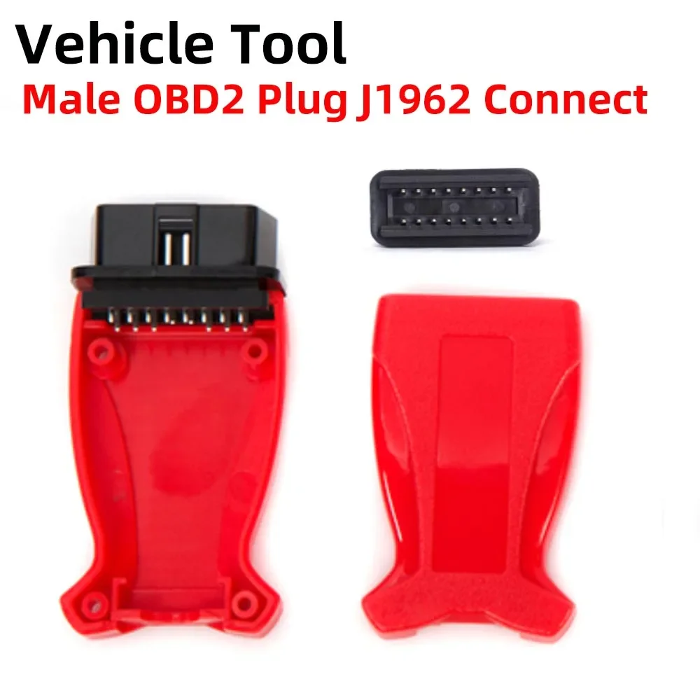 1Pc NEW Automotive Male Connector OBD2 16pin OBDII OBD Plug J1962M for Car Diagnostic Tool