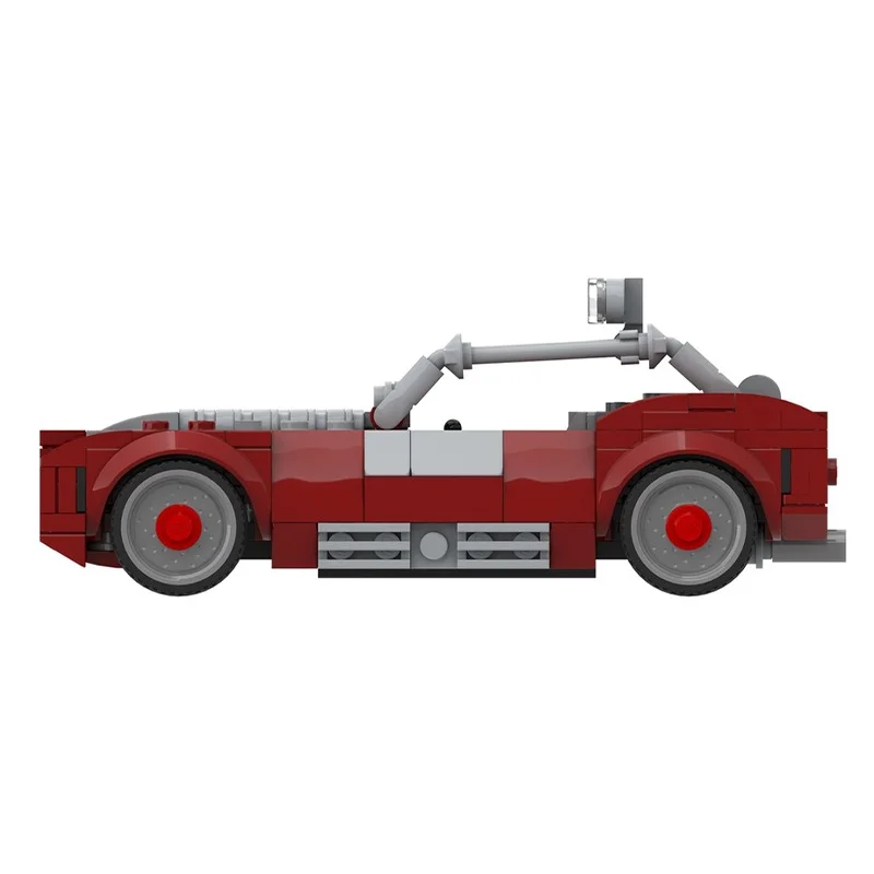 274 قطعة MOC Piledriver العجلات الساخنة مسرعات مدينة نموذج اللبنات العمارة تجميع لتقوم بها بنفسك لعبة الطوب هدية الكريسماس للأطفال #3