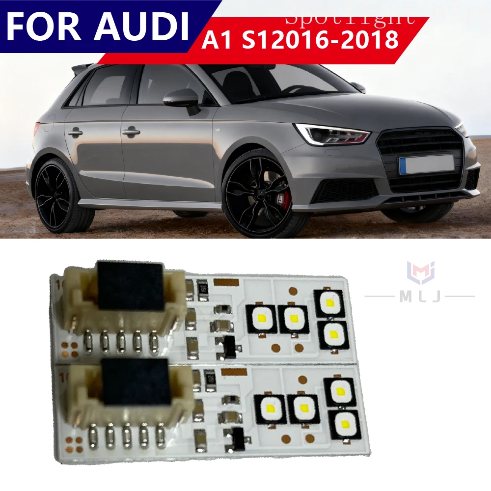 

For Audi A1 S1 8X Facelift 2016 2017 2018 White DRL Car Headlight Light Guide Board Module Daytime Running Light Car Accessories