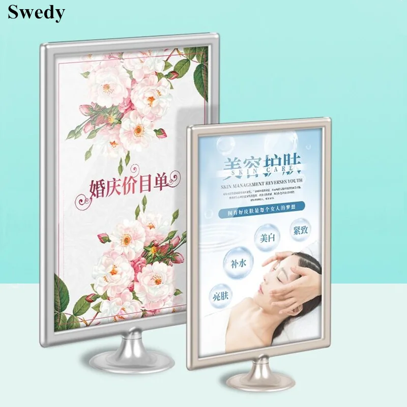 A4 210x297mm Plastic Acrylic Sign Holder Display Stand Table Menu Card For Hotel Conferences Business Price List Poster Frame