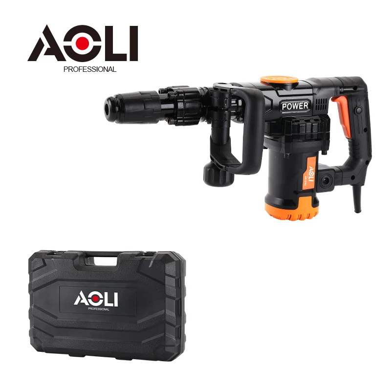 SDS-max Heavy Duty Concrete Breaker Electric Demolition Jack Hammer for Professional Construction Industrial Chisel Tool