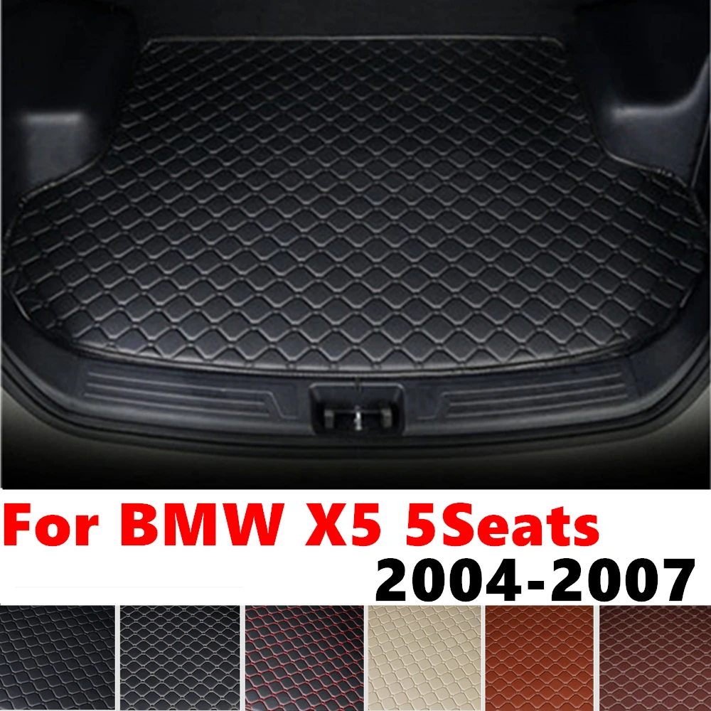 

Коврик для багажника автомобиля для BMW X5, 5 сидений, 2007, 2006, 2005, 2004, задний коврик для груза, аксессуары для интерьера, поднос для багажника, коврик для багажа