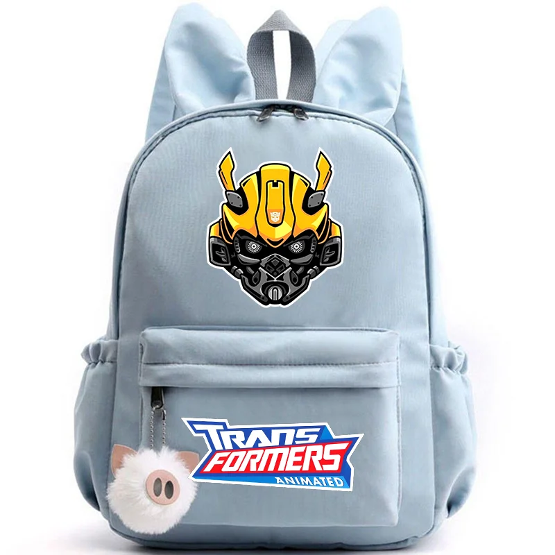 Transformers BumbleBee Backpack for Girls Boys Teenager Children Rucksack Casual School Bags Travel Backpacks Mochila