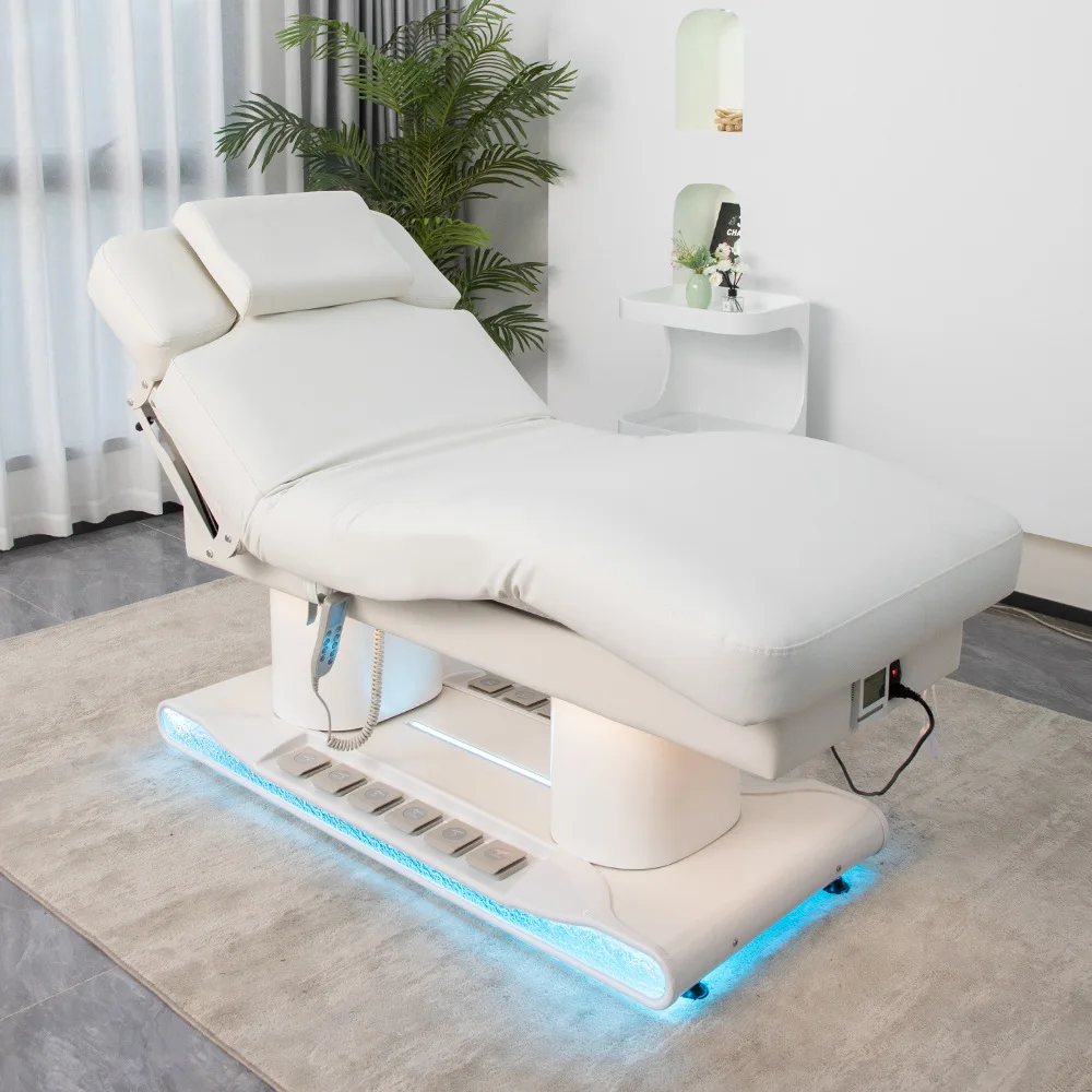 Heated electric beauty bed constant temperature heating lifting massage physiotherapy eyelash bed