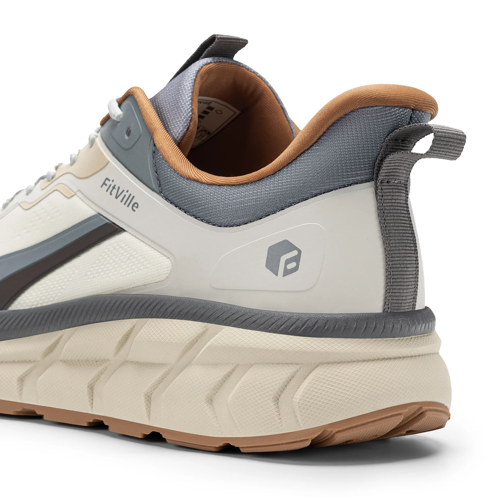 Fittington Men's Wide Toe Walking Shoes Cushioning Men's Causal Sneakers Breathable Sports Running Shoes for Men Comfortable Non view 5