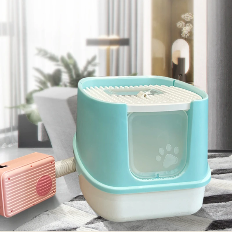 Pet Hair Dryer for Cats and Dogs, Quick Drying Box, Ultra Silent Dog Hair Dryer, Intelligent Temperature Control