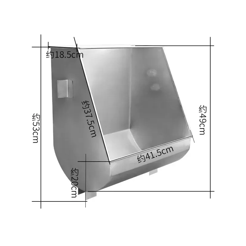 Stainless Steel Automatic Sow Feeding Trough For Pig Farm New Factory Direct Sale Durable Livestock Equipment With 3 Months