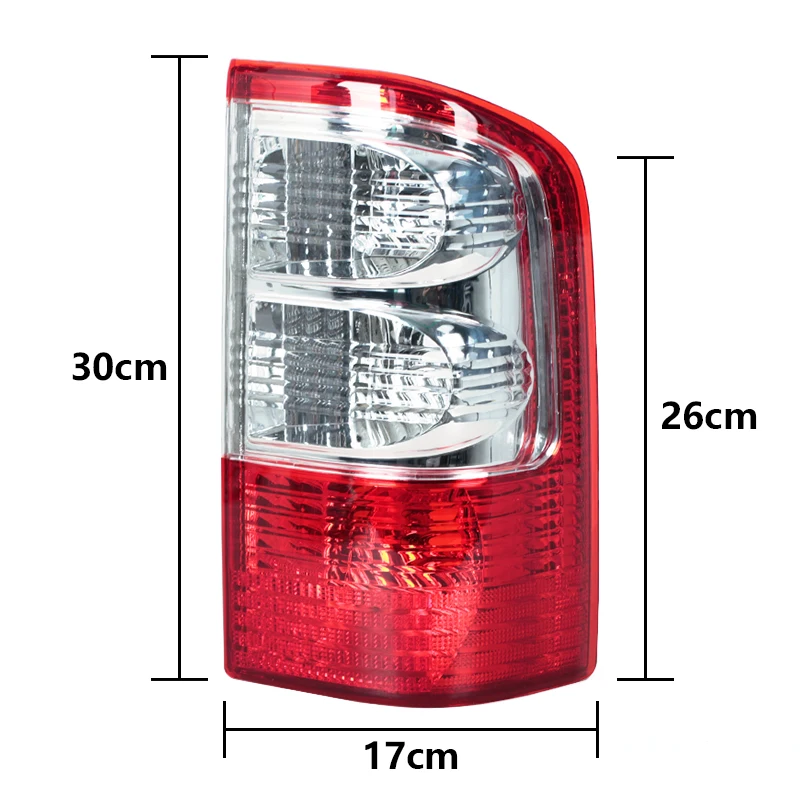 Cubierta de luz trasera de coche para Nissan Patrol GU Y61 2001 2002 2003 2004, carcasa de lámpara de freno, luces traseras laterales de la serie