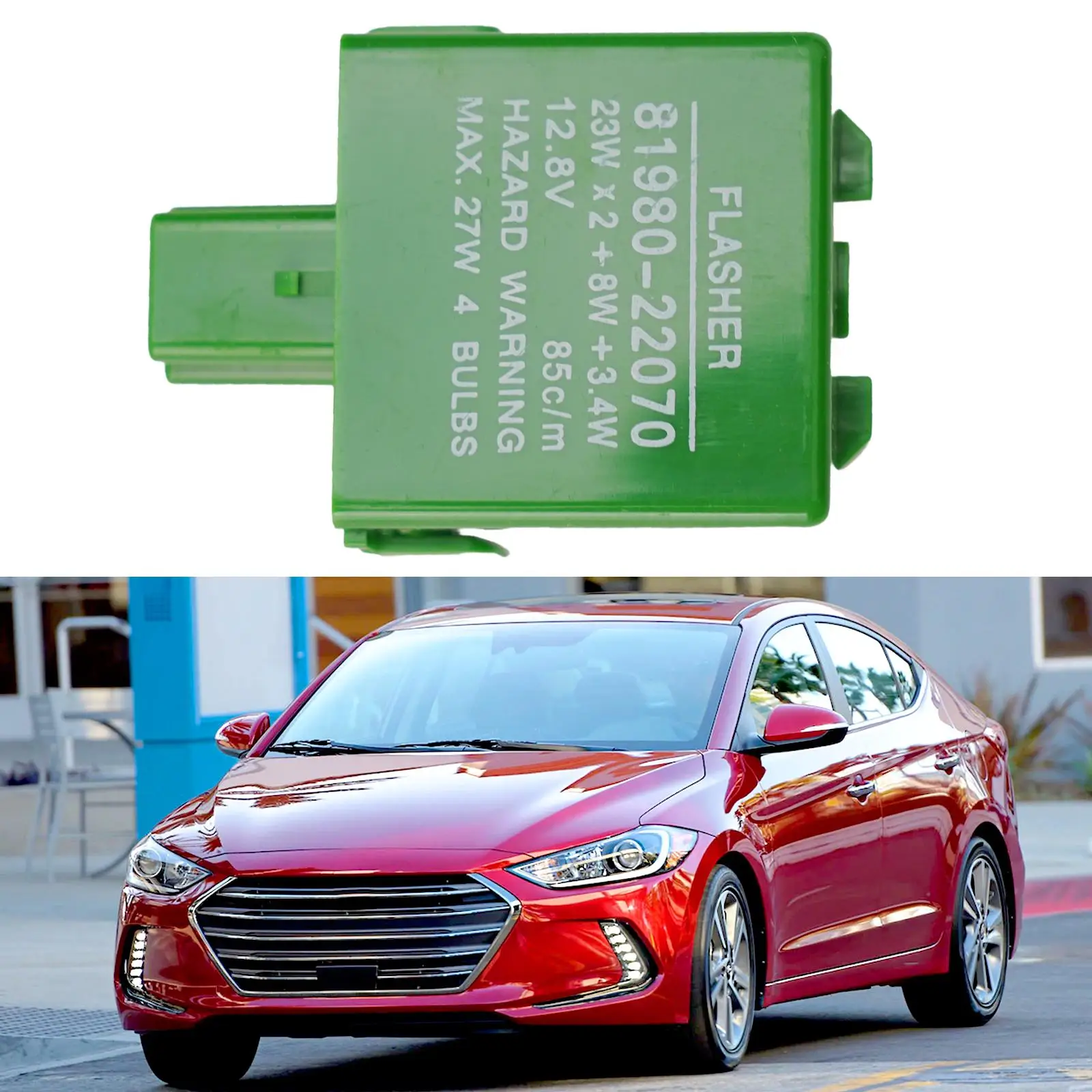 Functional Flasher Relay Turn Signal Precision Reliable Replacement 81980-22070 Compatibility EFL25 EP32  Functional