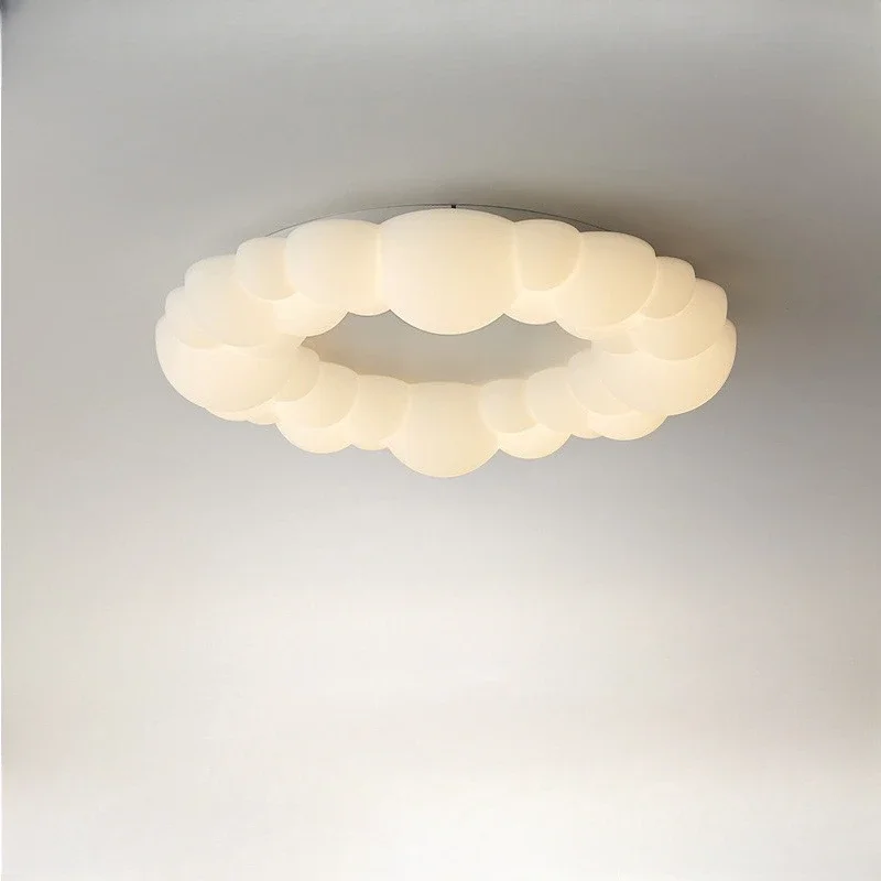 

Nordic cloud light ceiling Modern round bubble lamp Living Room Bedroom Children's Room Home art Decor LED kids ceiling light