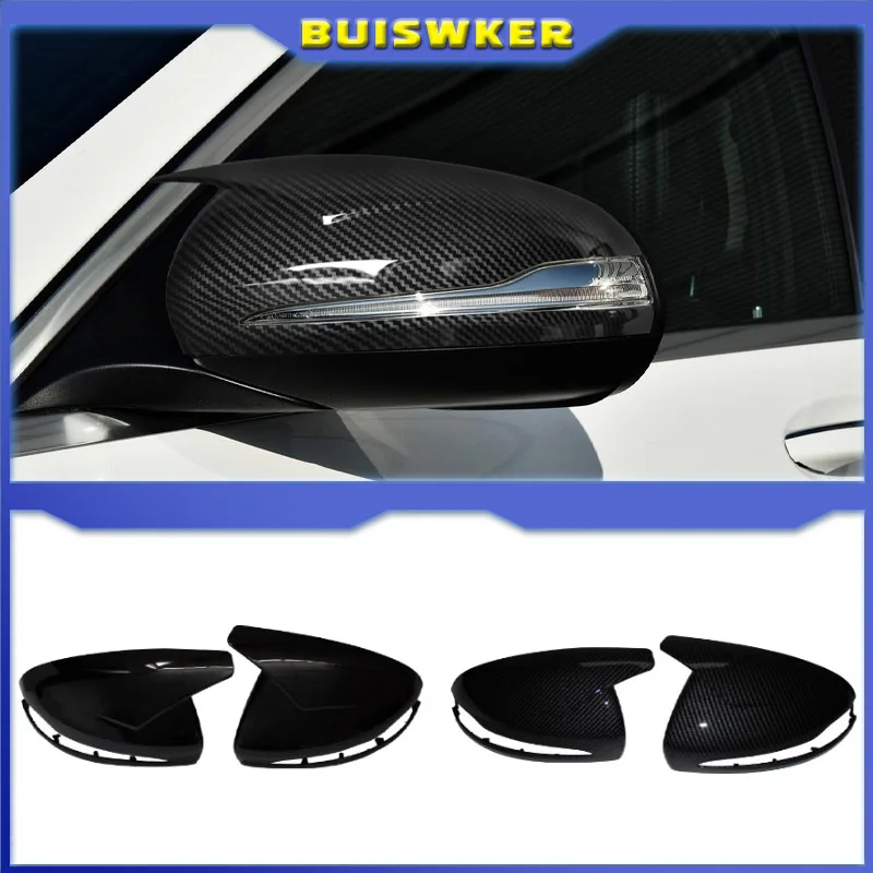 

Left+Right For Mercedes-Benz E GLC S C Class W205 W213 X253 W222 W238 Mirror Cover Caps