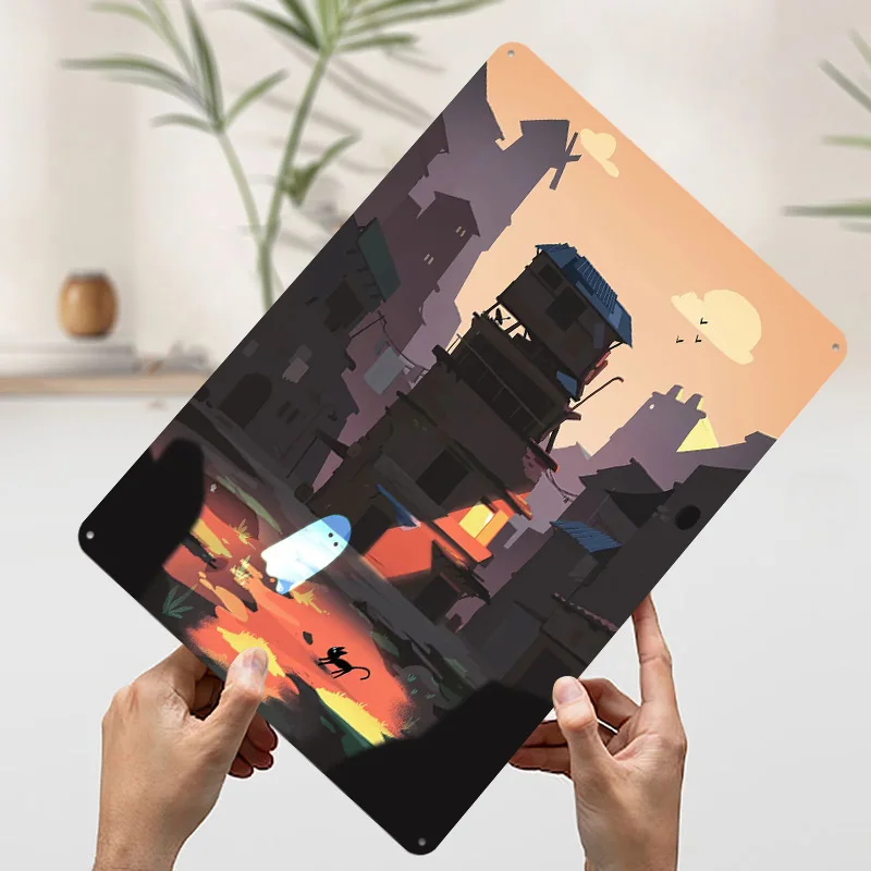 بيتي فانتوم دي جور ملصق معدني تين تسجيل الملصقات على جدار الفن جدارية علامة معدنية مخصصة للجدار ديكور فني ديكور الرجعية