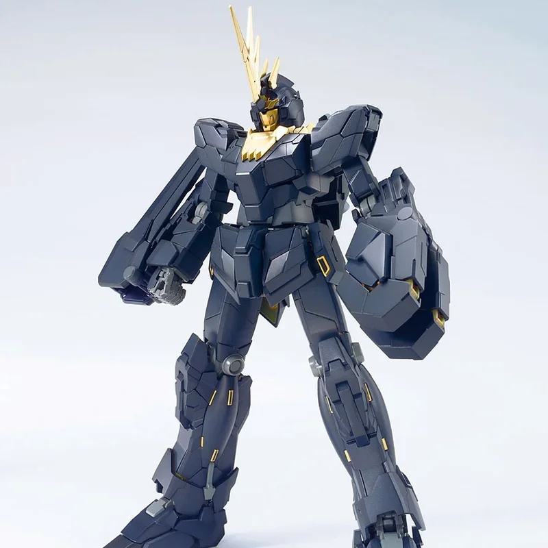 Bandai Gundam zestaw modeli do składania figurka Anime MG 1/100 Gundam Unicorn Banshee niszczy wybuchową zbroję zabawkowa figurka zabawki dla dzieci