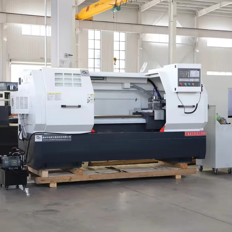 2 3 محاور نظام Fanuc مخرطة CNC أفقية CK6150D