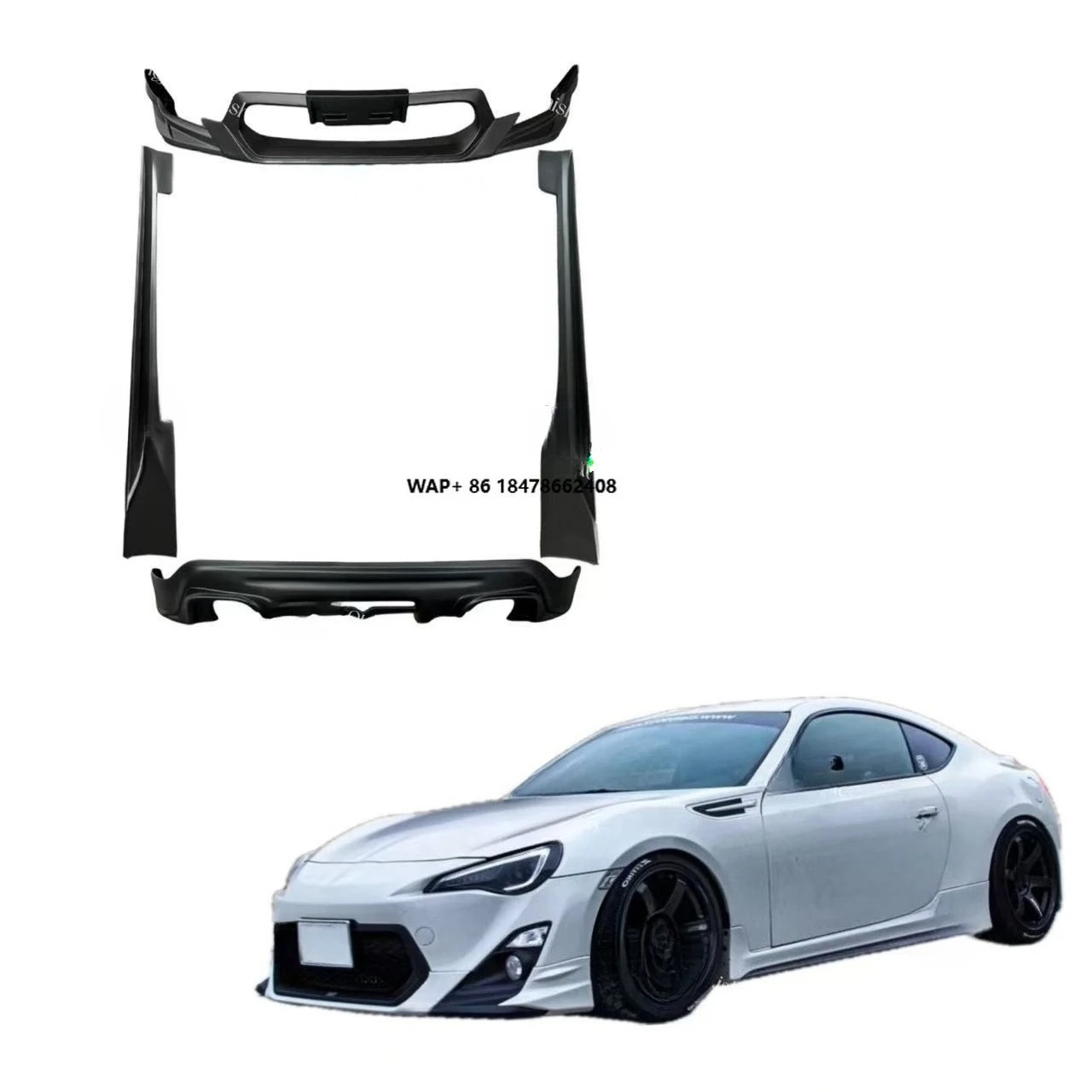 

ABS High Material Car Body Kit for 2012-2016 GT86 Front Lip Rear Lip Side Skirts GT86 Car Bumper