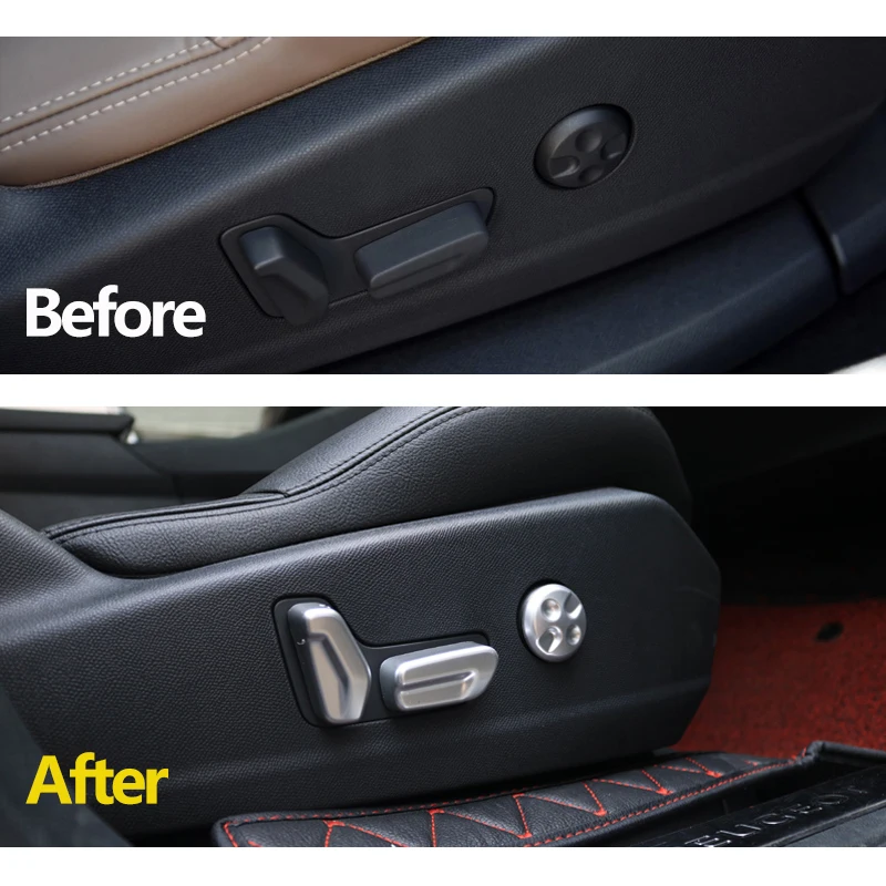 لبيجو 3008 GT 2016 2017 2018 2019 2020 3008GT MK2 الهجين مقعد السيارة ضبط مقبض مفتاح التشغيل غطاء الكسوة الملحقات #2