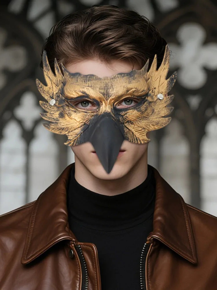 

Eye Mask Sexy Feather Water Beak Venetian Masquerade Ball Halloween Party Fancy Dress Costume Props Lady Man Face Mask