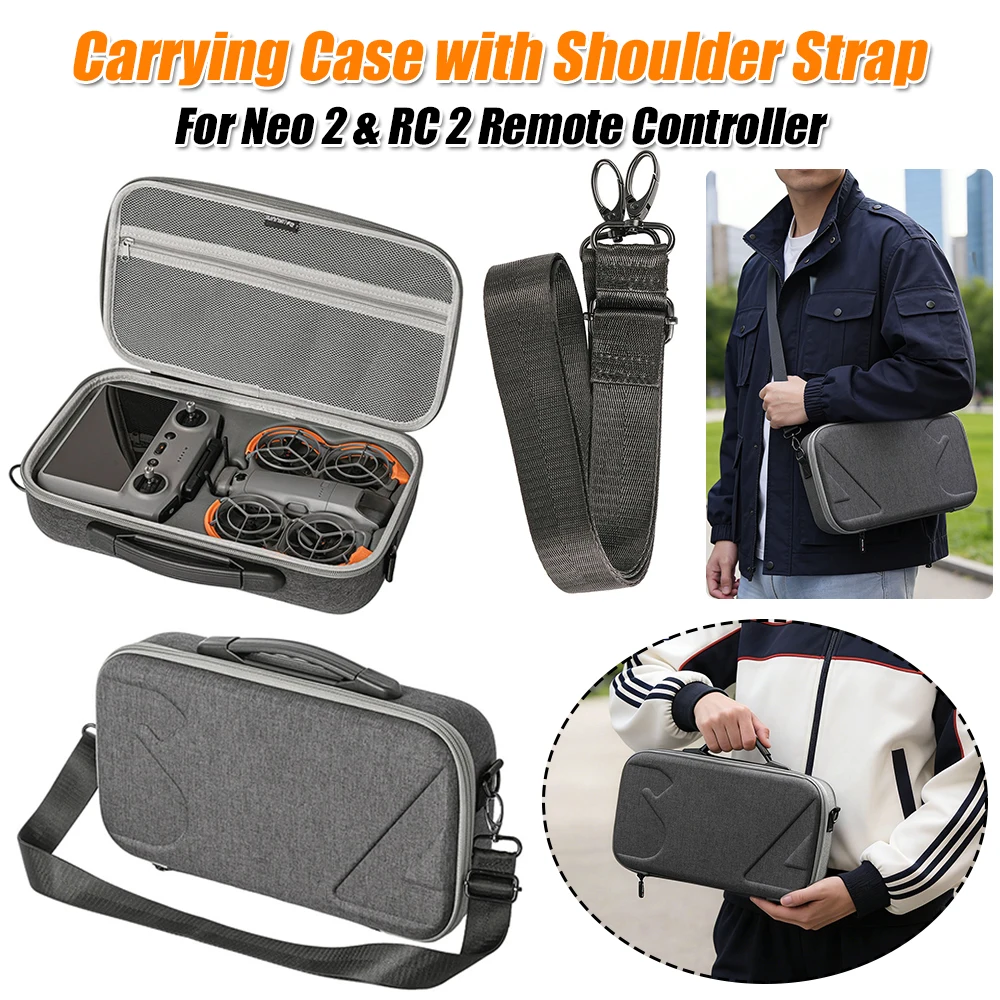 

Portable Carrying Case with Shoulder Strap Handbag Carrying Protective Case Large Capacity for Neo 2 Drone Accessories