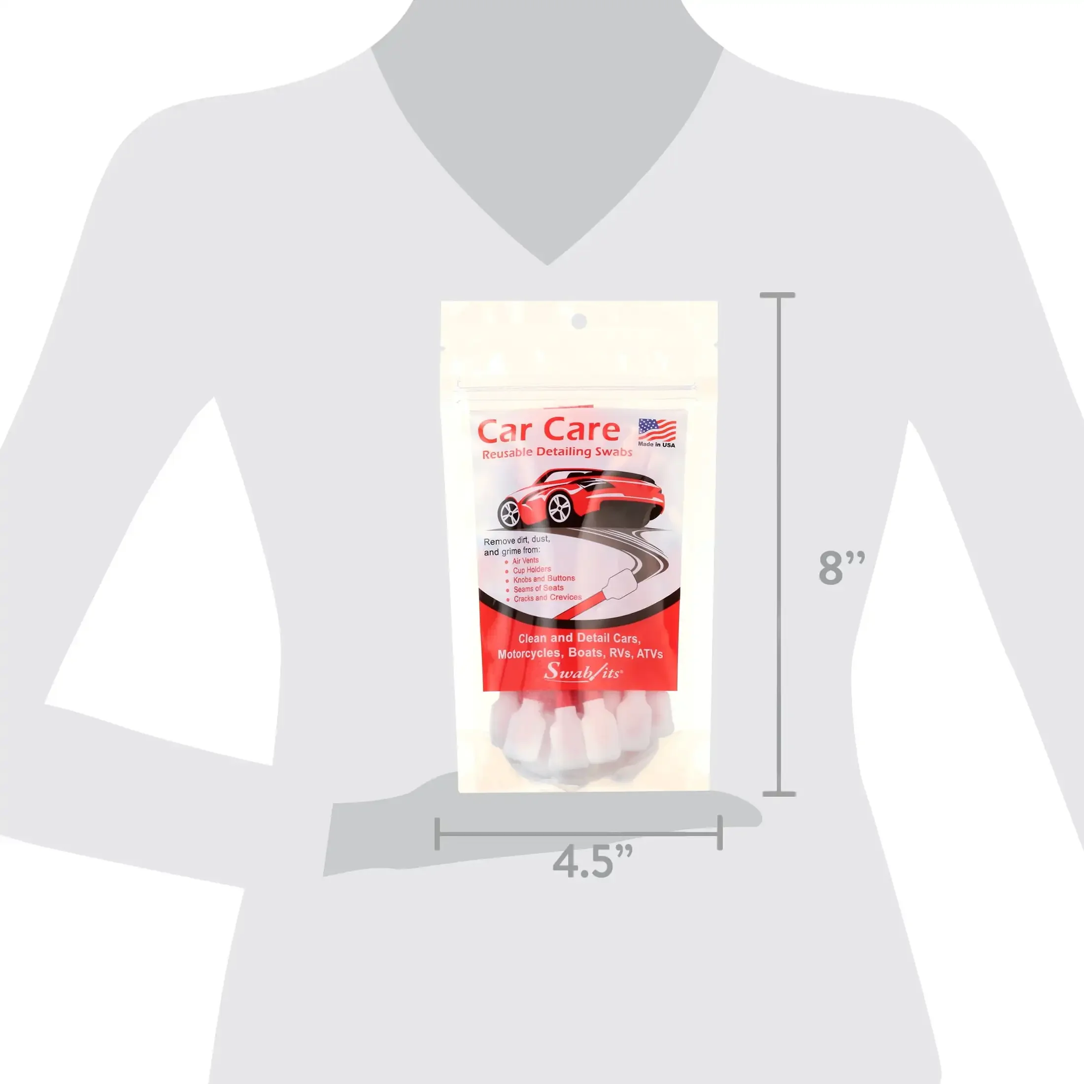 (confezione da 4) Dettagli per la cura dell'auto, 14 tamponi lavabili e riutilizzabili in schiuma, lavabili e riutilizzabili