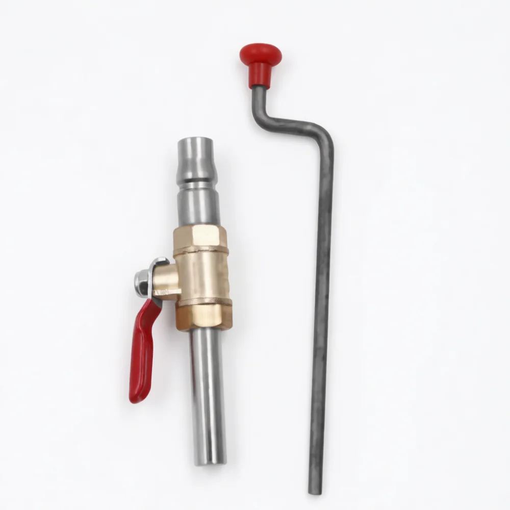 Automotive Tire Inflator Gauge Metal Air Chuck Pressure Tester Tool Compact For Heavy Duty Trucks And Engineering Cars
