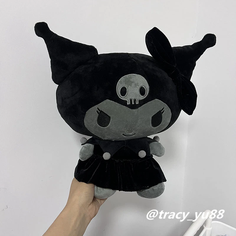 Cute Kuromi Doll Kawaii Stuffed Japanese Style Anime Plush Toy Cute Black Kuromi Plushies Home Decor Christmas Gift