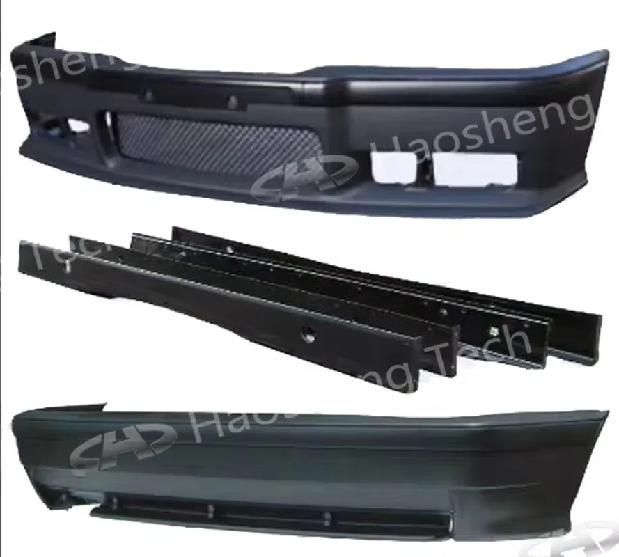 3 Series,For BMW 1991-1998,E36 M3 Bumper Body Kit,Plastic Car Parts,Including Front Bumper,Rear Bumper,Measuring Lining
