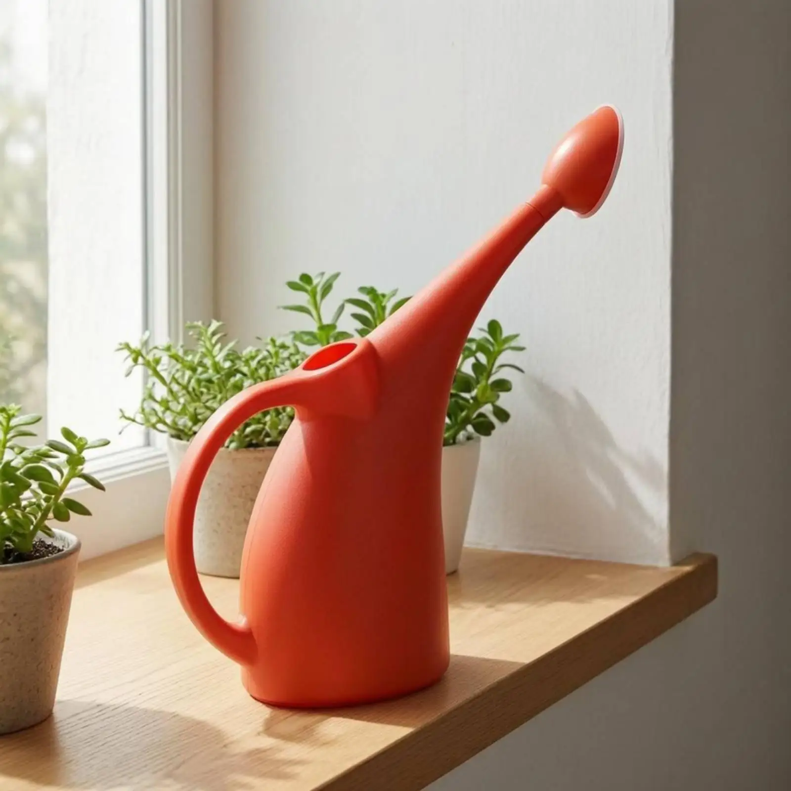Indoor Plant Watering Can Long Spout 2L Plastic Watering Jug for Succulents Small Pots and Tight Planting Areas view 6