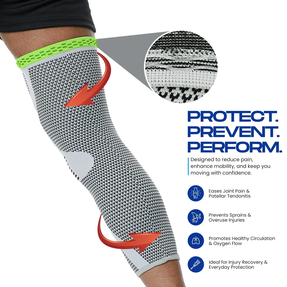 1pc Long Compression Leg Sleev - Compression Sleeve Calf ulasan dan harga