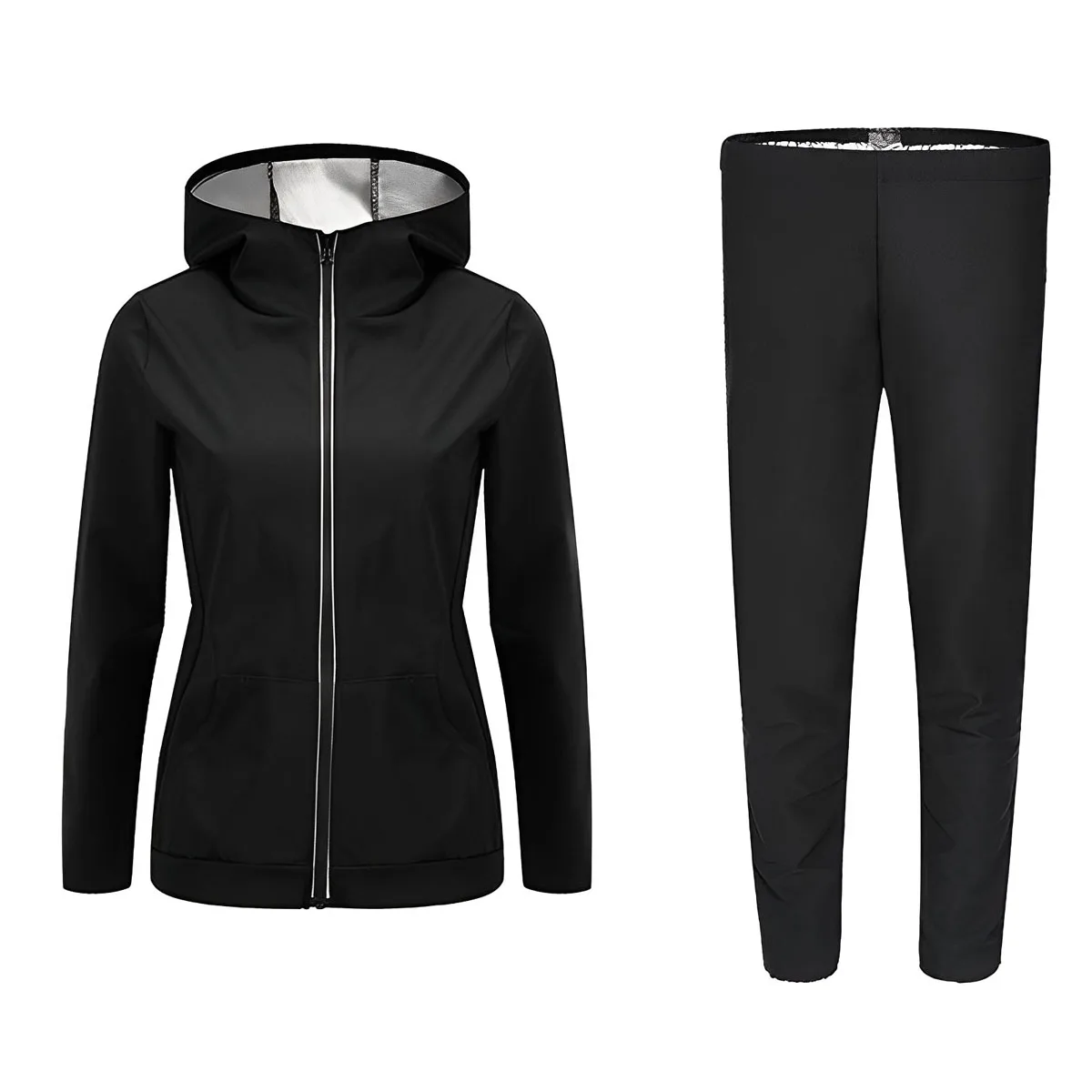 Women Sauna Suit Fitness Weight Loss Sweating Clothes Gym Sportwear Sets Female Quick Dry Slimming Tracksuit