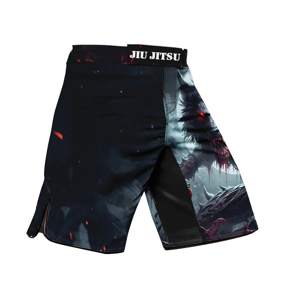 Unisex Combat Training Shorts, Ideal for Muay Thai, MMA Fighting, Jiu-Jitsu & More, Breathable Casual Sports Shorts