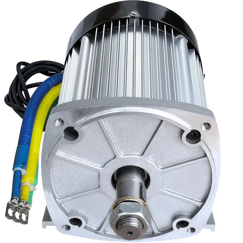 High Speed DC Brushless Motor Electric Motorcycle Modification 60V 72V 2200W Electric Tricycle Motor with Base