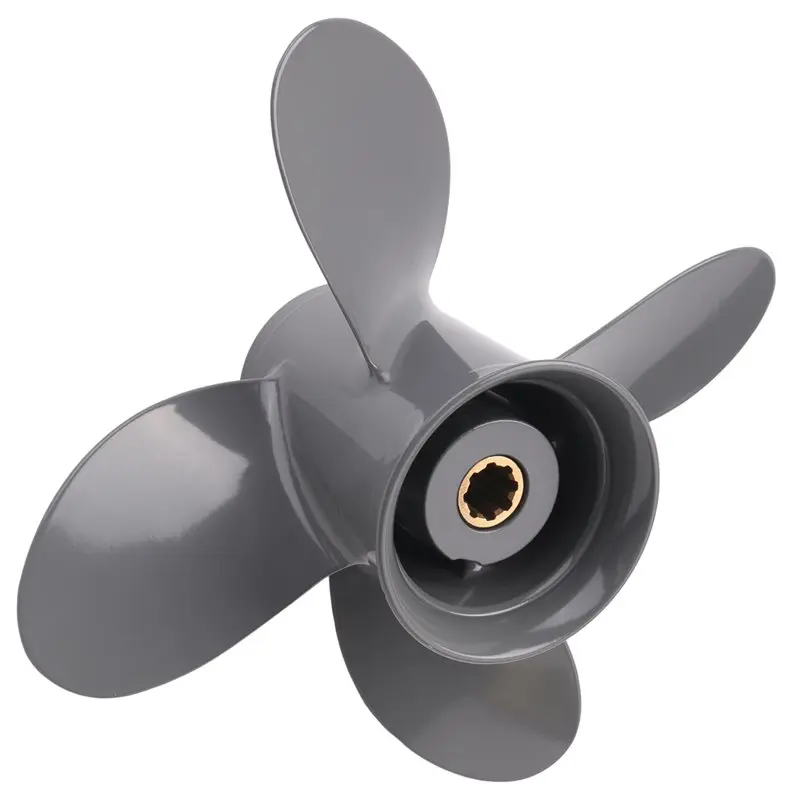 A56P-Propeller 4 Blade 9 1/4X10 For Honda And Outboard BF8D/BF9.9D BF9.9/BF15A BF15D/BF20 8 Splines 58134-ZV4-010AH