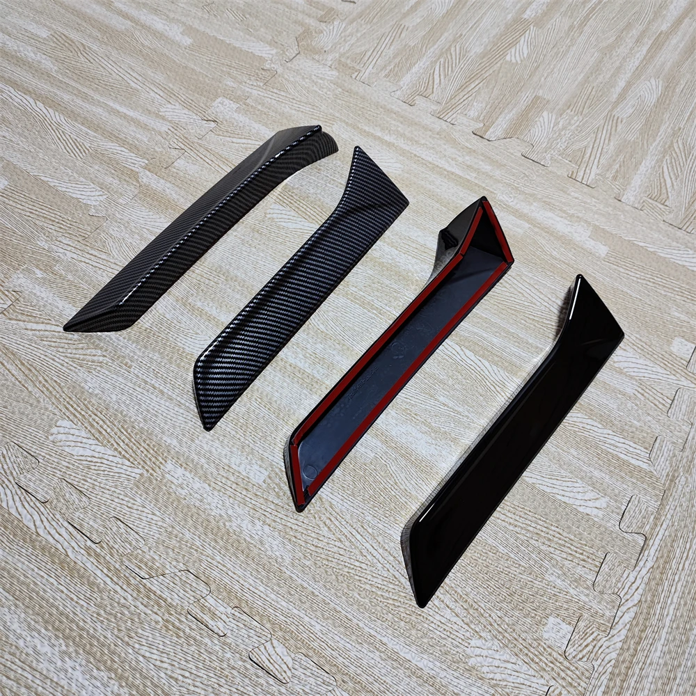 Car Rear Window 2Pcs Side Splitter Wing Gloss Black Exterior Trim Only For Seat Leon 5F FR MK3 MK3.5 5Door 2013-2021 Kits Tuning - view 4