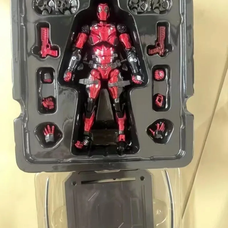 Figuras de acción de los vengadores Deadpool para niños y adultos, juguetes coleccionables de 16cm, piezas reemplazables, regalo de cumpleaños, nuevo Stock