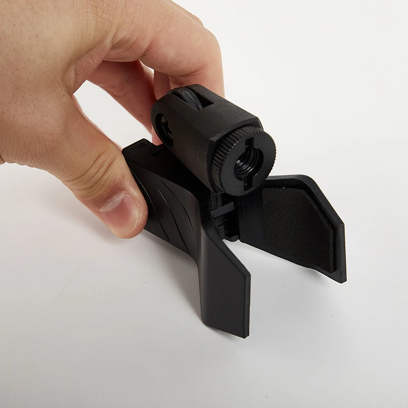 Supporto per microfono portatile pratico multifunzione Supporto per clip universale per uso sul palco Girevole regolabile Estensibile Durevole