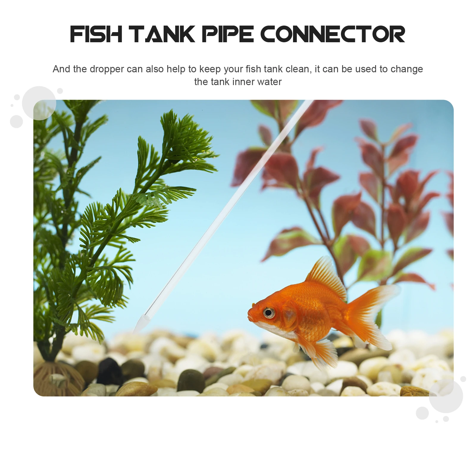 

2pcs Aquarium Water Change Tube Long Coral Feeder Acrylic Phytoplankton Dropper For Saltwater Tank Fish Tank Cleaning Tool