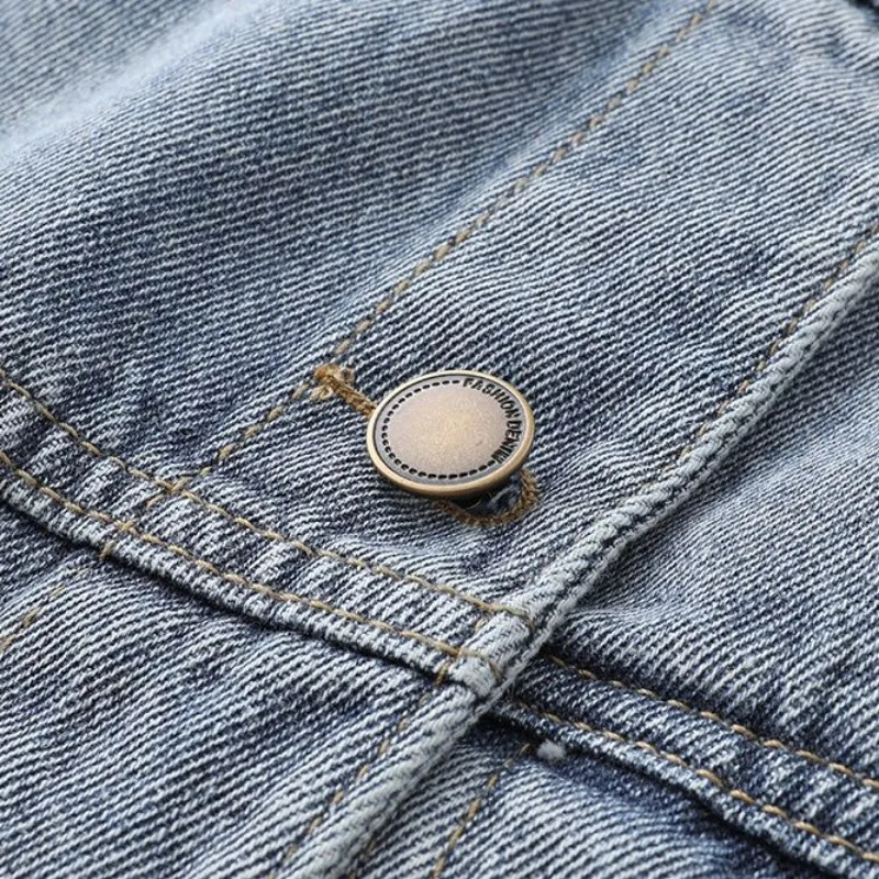 Giacca di jeans primavera autunno alla moda retrò da donna nuove top alla moda versatili e larghi