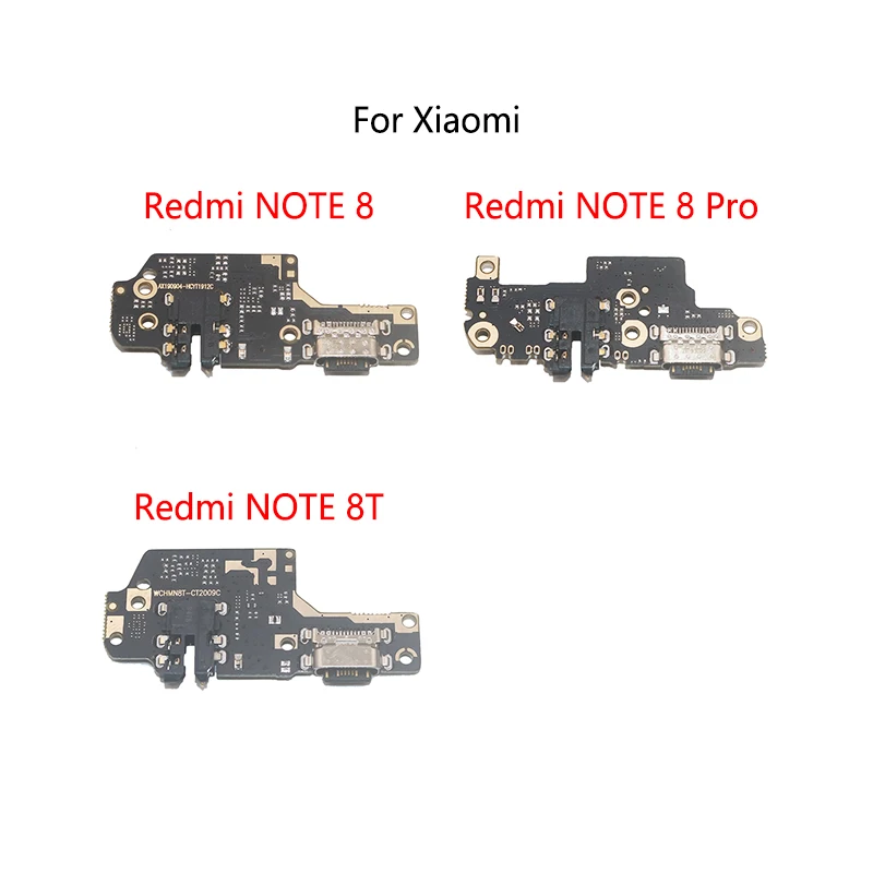 USB Charging Dock Port Socket Jack Connector Charge Board Flex Cable For Xiaomi Redmi NOTE 8 Pro 8T