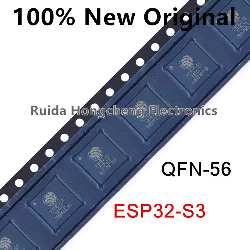 5-10PCS/Lot ESP32-S3 QFN-56 New Original Wi-Fi+Bluetooth 5.0 32-bit Dual Core MCU Chip ESP32