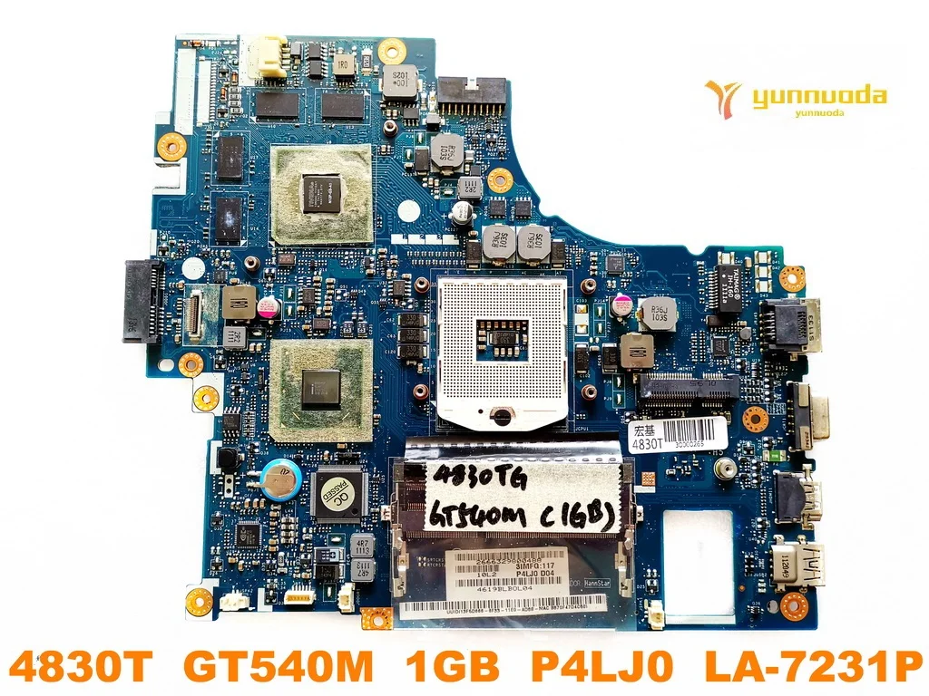 P4LJ0 LA-7231P for ACER 4830T laptop motherboard 4830T GT540M 1GB GPU H HM65 DDR3 tested good