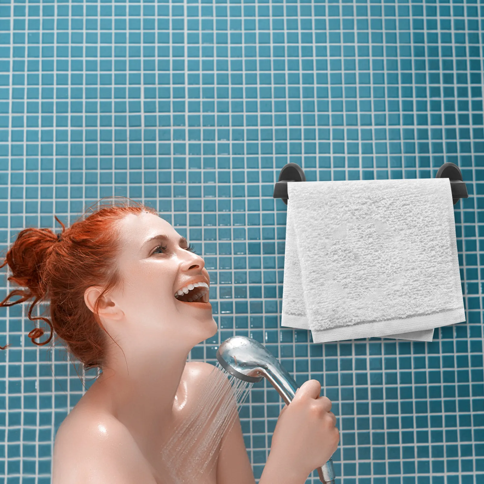 

Carbon Steel Wall Mounted Shoe Rack No Drill Slipper Holder Towel Organizer for Bathroom Hallway Entryway Minimalist Design Rust