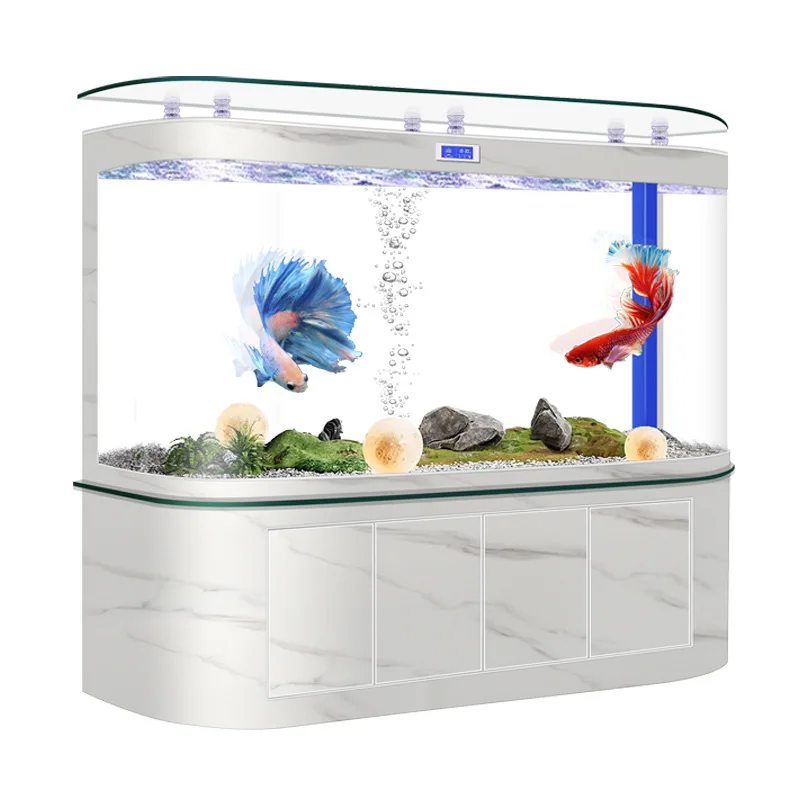 

Нижний фильтр для аквариума для гостиной, экологическая безводная машина для фильтрации аквариума с драконом и производства кислорода