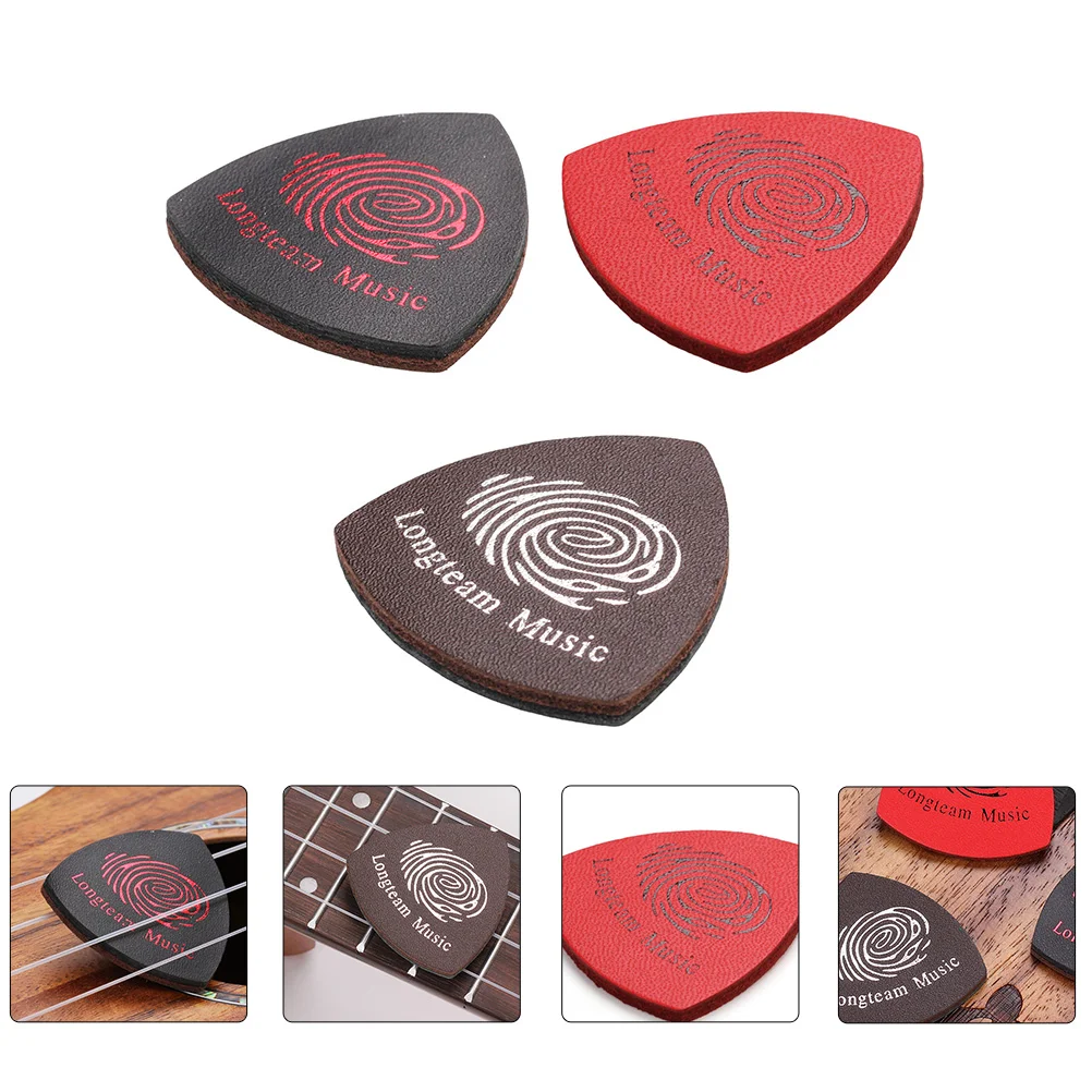 3 Pcs Guitar Stand Picks Plectrums Replace Convenient Ukelele Musical Instrument Supplies Practical Ukulele Creative