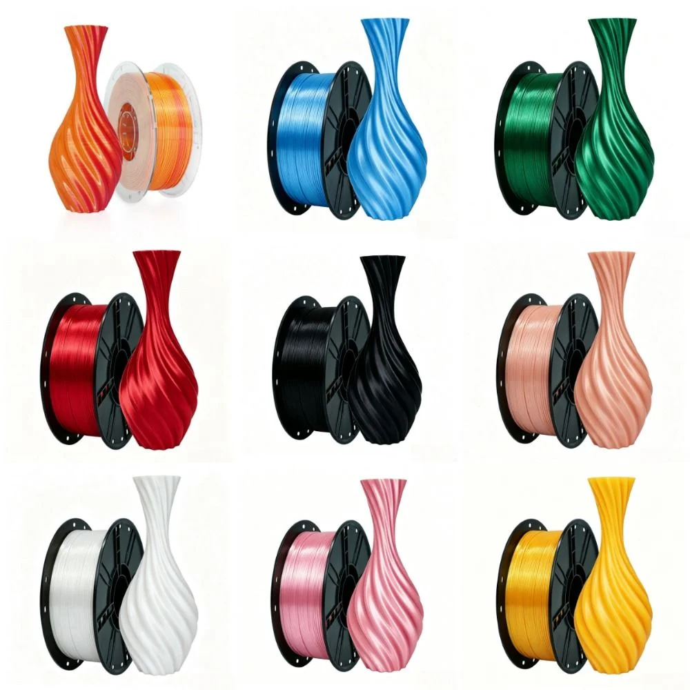 Universal 1.75mm 3D Printer Filament Rainbow Color PLA PLA Filament Layer Adhesion Multi-Color PETG Filament Artistic Use 4