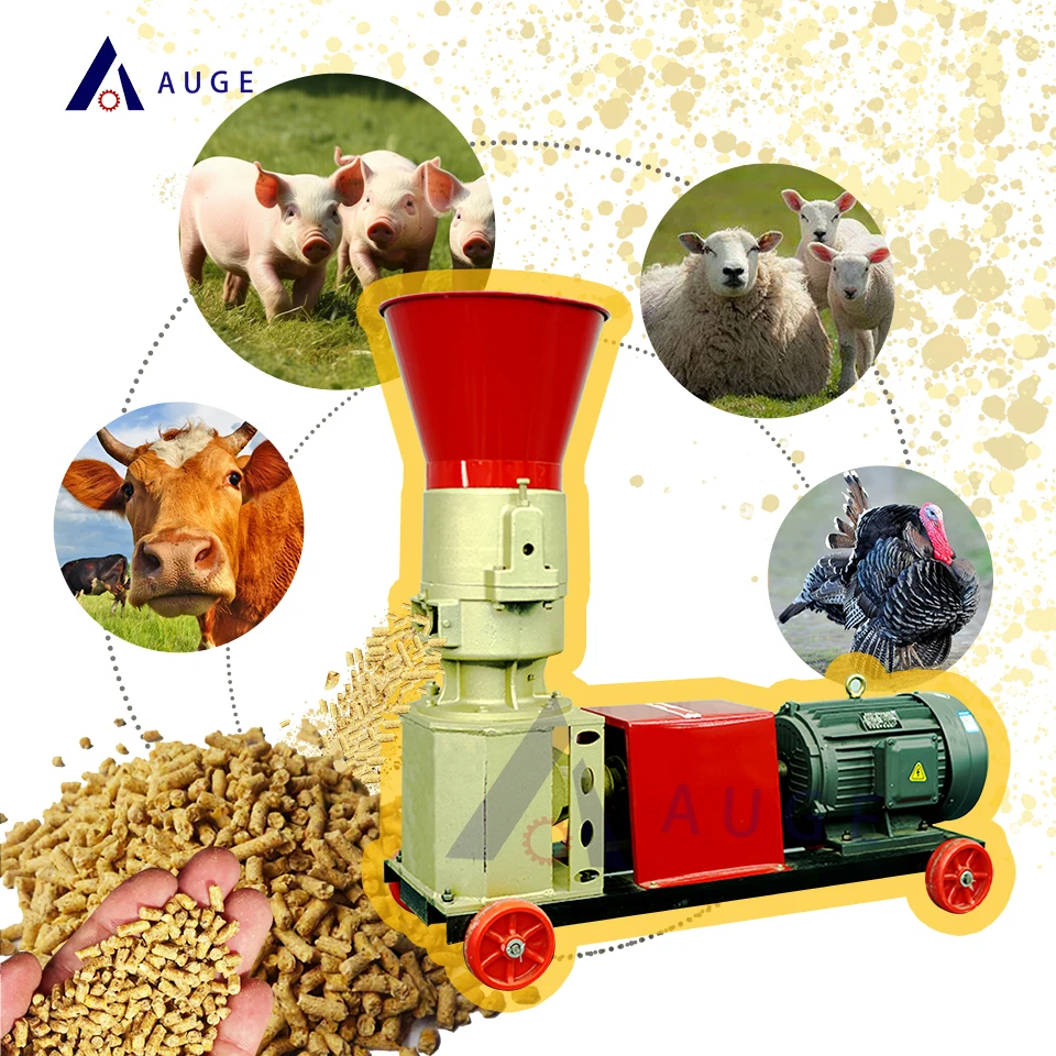 High-Efficiency Automatic Pelet Machine Animal Feed Pellet Equipment Poultry Pellet Production Machine Chicken Cattle Feed