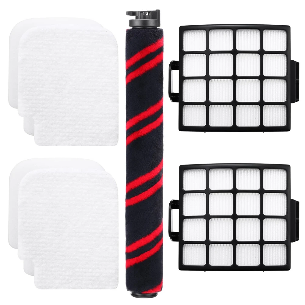 【TODAY-BUY】قطع غيار الفرشاة الرئيسية فرشاة جانبية فلتر HEPA لملحقات المكنسة الكهربائية Shark AZ3002 AZ3000 AZ3000W