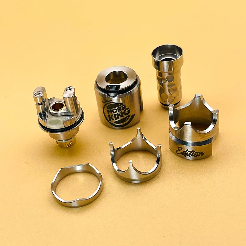 DSX Monarchy MOBB Mini King Style RBA Bridge 316ss para Billetbox / BB / Boro Tank vs Monarchy Mobb The Last One Style RBA Bridge